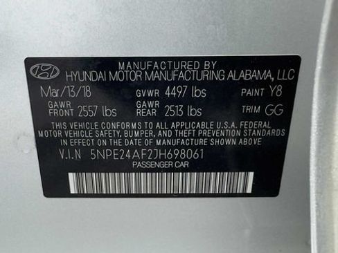 Used 2018 Hyundai Sonata SE FWD image 34