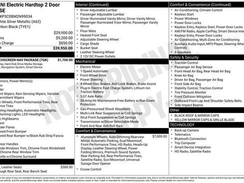 Used 2021 MINI Cooper SE w/ 8.8" Touchscreen Nav Package image 33