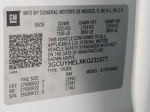Used 2019 Chevrolet Silverado 1500 High Country w/ Trailer Camera Package AWD/4WD image 29