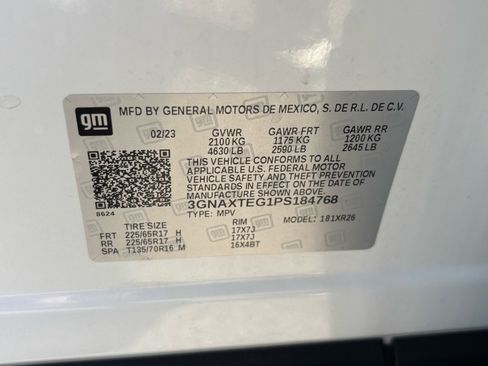 Used 2023 Chevrolet Equinox LT w/ LPO, Floor Liner Package image 28