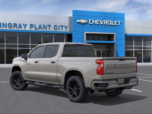 New 2026 Chevrolet Silverado 1500 Custom w/ Turbomax Blackout Package RWD image 3