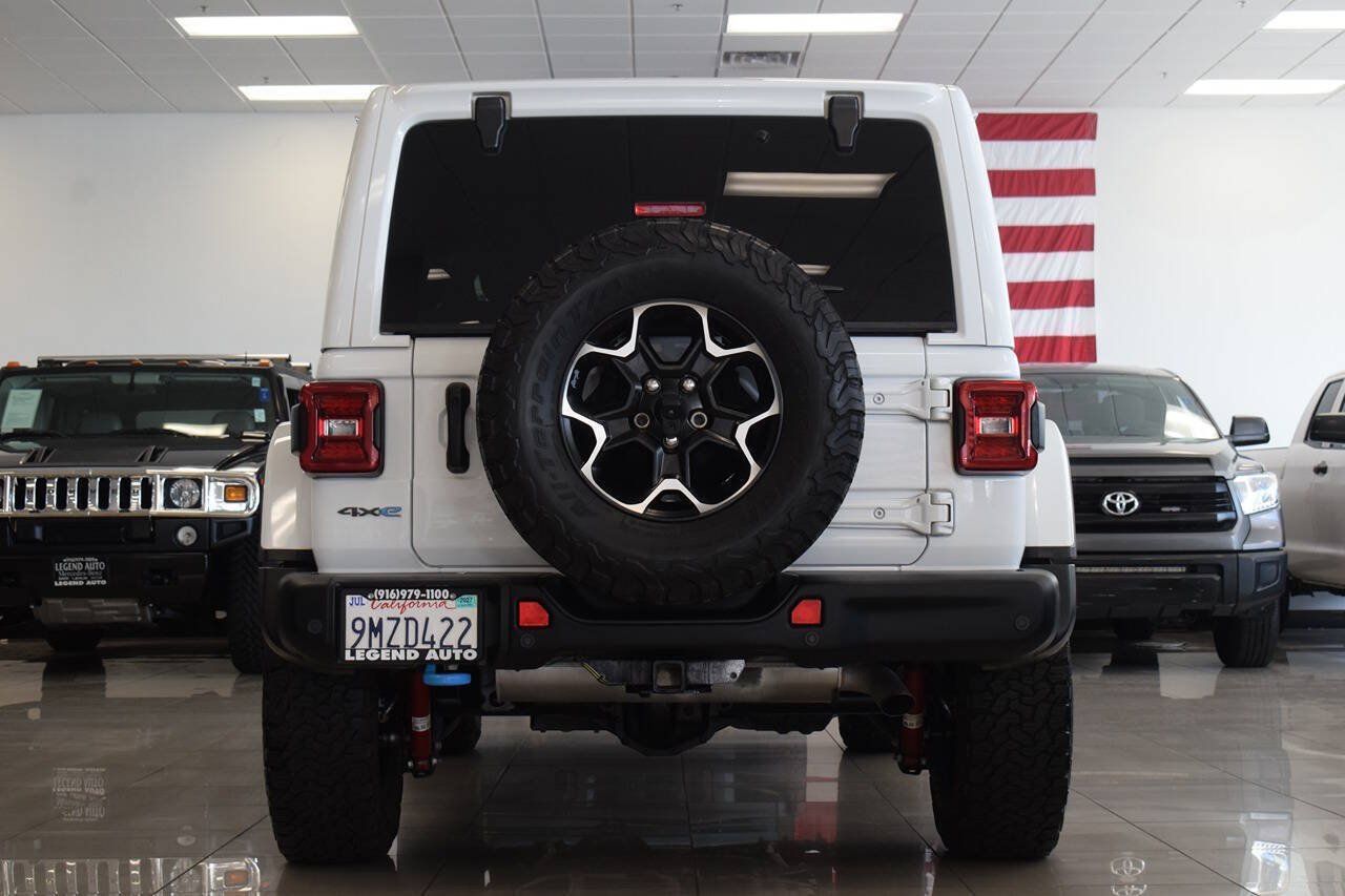 Used 2021 Jeep Wrangler Unlimited Rubicon 4xe w/ Steel Bumper Group AWD/4WD image 6