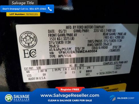 Used 2021 Ford Expedition Limited image 4