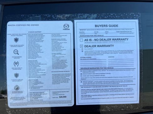 Certified 2024 MAZDA CX-50 AWD 2.5 S w/ Select Package image 33