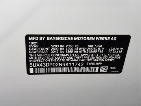Certified 2022 BMW X3 sDrive30i w/ Convenience Package image 37