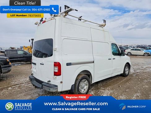 Used 2013 Nissan NV 2500 SV w/ Side Curtain Airbag Pkg image 4