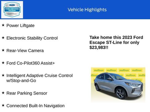 Used 2023 Ford Escape ST-Line w/ Tech Pack #1 AWD/4WD image 19