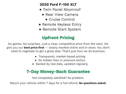 Used 2020 Ford F150 XLT w/ Equipment Group 302A Luxury