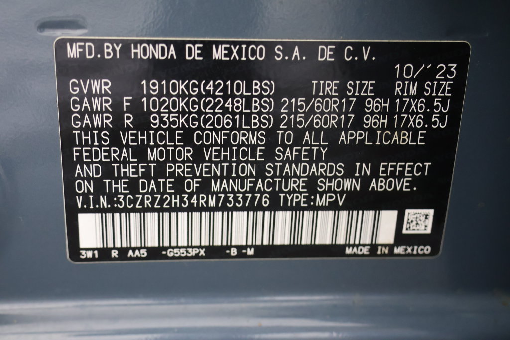 Used 2024 Honda HR-V LX image 27
