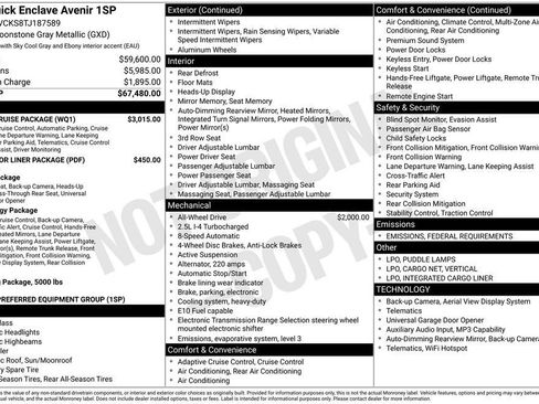 New 2026 Buick Enclave Avenir w/ Super Cruise Package image 37