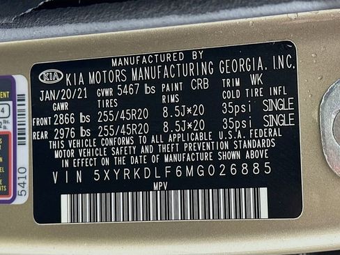 Used 2021 Kia Sorento SX Prestige image 34