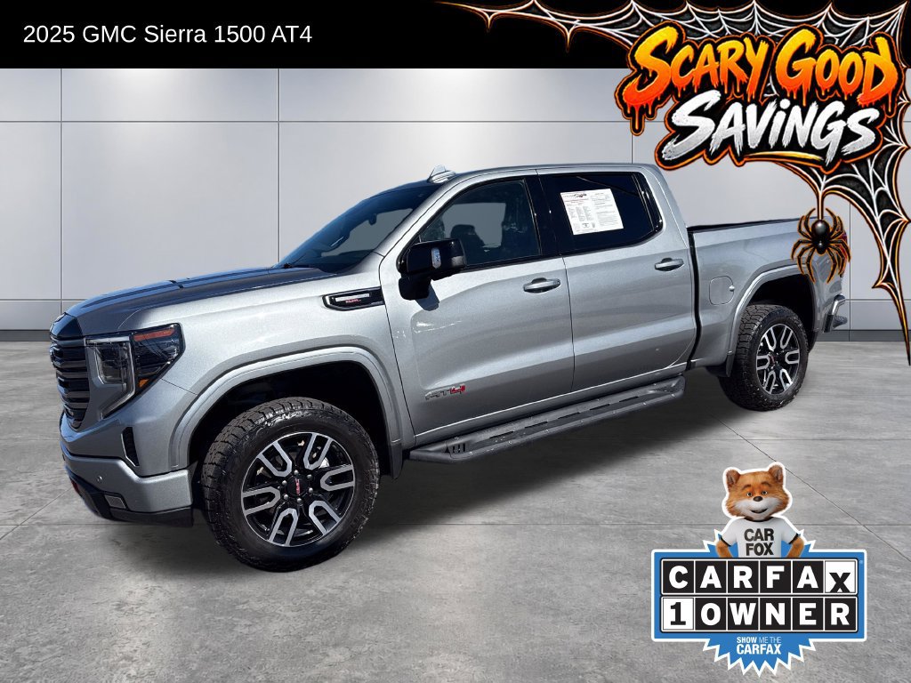 Used 2025 GMC Sierra 1500 AT4 w/ AT4 Premium Package AWD/4WD 360° Tour