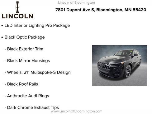 Used 2025 Audi SQ5 Prestige w/ Prestige Package AWD/4WD image 5