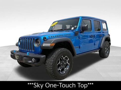 Used 2022 Jeep Wrangler Unlimited Rubicon 4xe w/ Steel Bumper Group AWD/4WD image 1