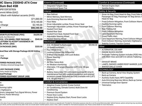 Used 2025 GMC Sierra 2500 AT4 w/ AT4 Premium Plus Package image 8