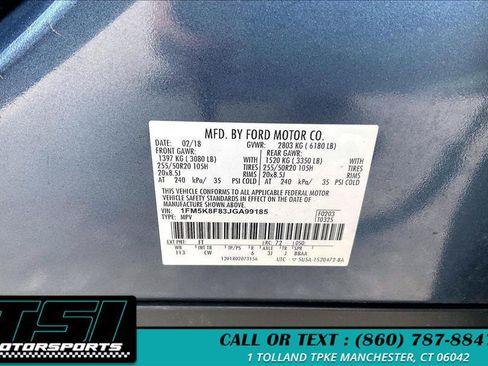 Used 2018 Ford Explorer Limited AWD/4WD image 3