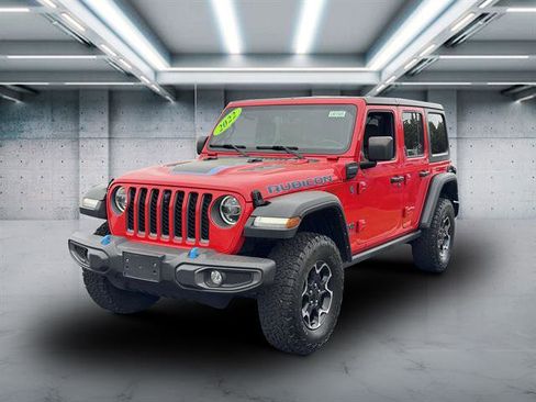 Used 2022 Jeep Wrangler Unlimited Rubicon 4xe w/ Cold Weather Group image 1