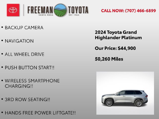 Used 2024 Toyota Grand Highlander AWD image 9