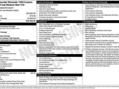 Used 2023 Chevrolet Silverado 1500 Custom RWD image 6