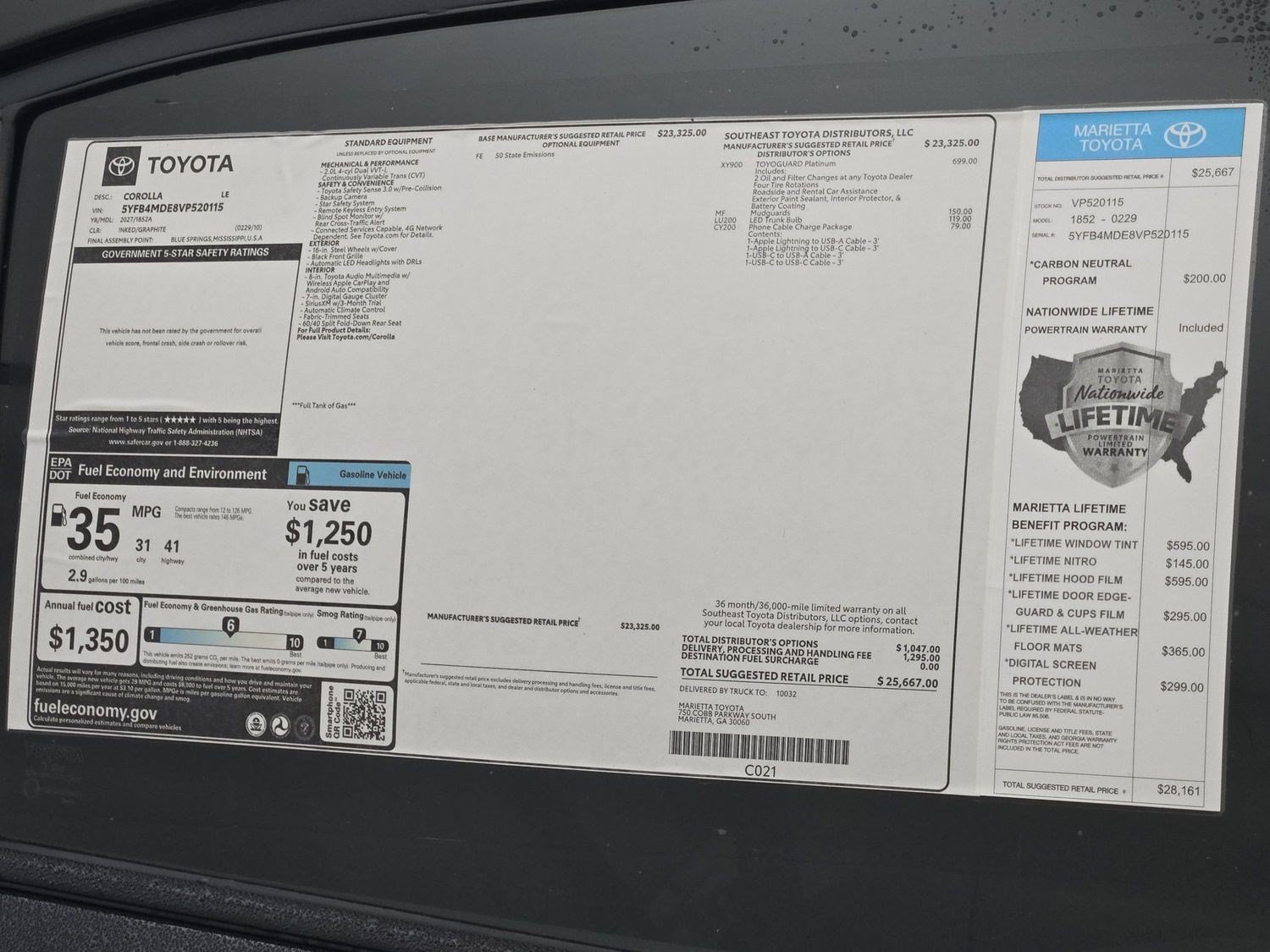 New 2027 Toyota Corolla LE FWD image 30