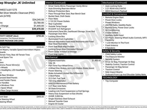 Used 2018 Jeep Wrangler Unlimited Sahara w/ Connectivity Group image 30