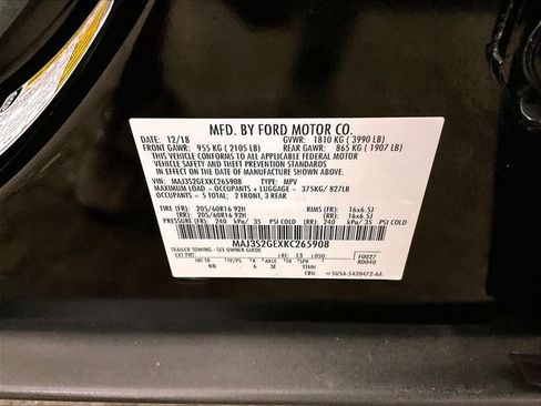 Used 2019 Ford EcoSport SE w/ SE Convenience Package FWD image 32