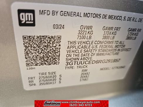 Used 2024 GMC Sierra 1500 Elevation w/ X31 Off-Road Package AWD/4WD image 27