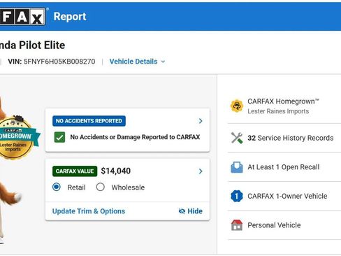 Used 2019 Honda Pilot Elite image 3