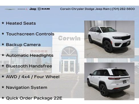 Used 2024 Jeep Grand Cherokee Limited w/ Black Appearance Package AWD/4WD image 8