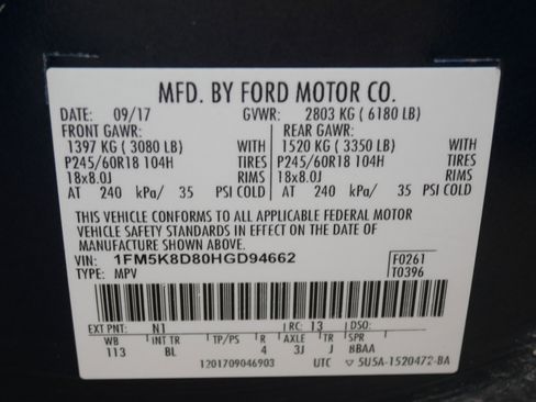 Used 2017 Ford Explorer XLT w/ Equipment Group 202A image 31