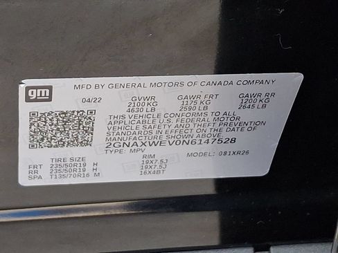 Used 2022 Chevrolet Equinox RS w/ RS Leather Package AWD/4WD image 27