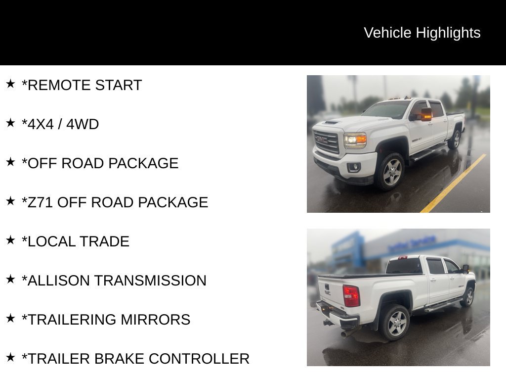 Used 2018 GMC Sierra 2500 SLT w/ All Terrain HD Package AWD/4WD image 15
