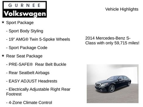 Used 2014 Mercedes-Benz S 550 Sedan image 7