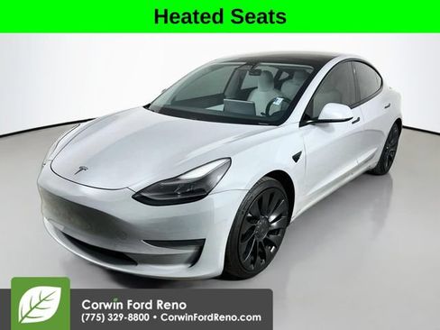 Used 2021 Tesla Model 3 Performance AWD/4WD image 3