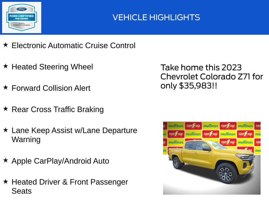 Used 2023 Chevrolet Colorado Z71 w/ Z71 Convenience Package 2 AWD/4WD image 20