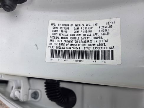 Used 2017 Honda Accord EX image 14