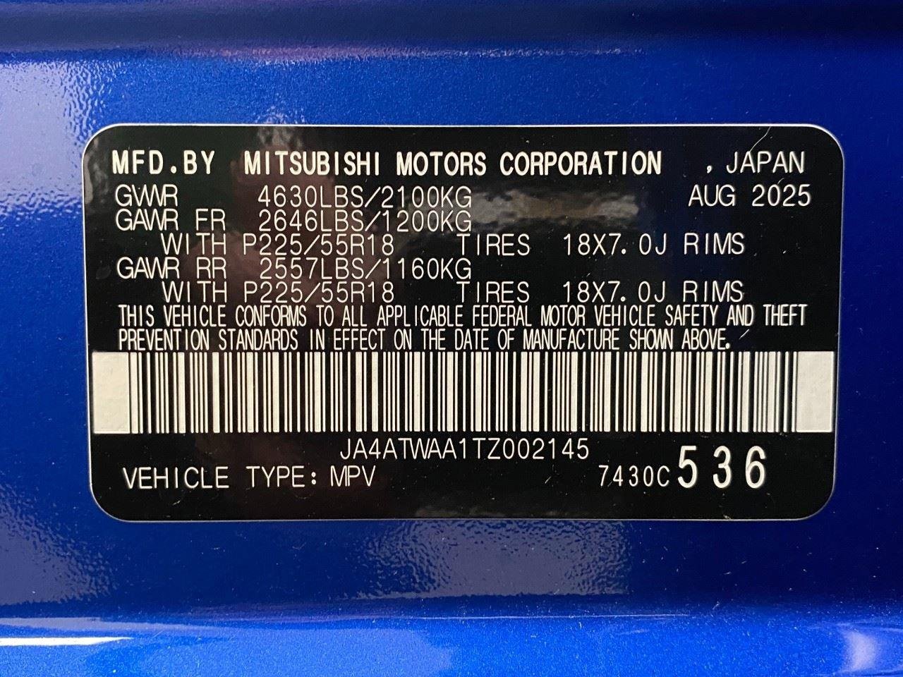New 2026 Mitsubishi Eclipse Cross AWD image 66