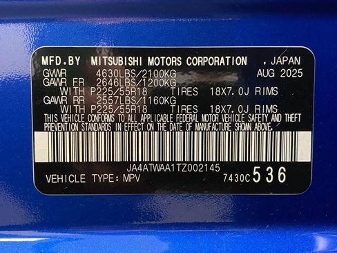 New 2026 Mitsubishi Eclipse Cross AWD image 66