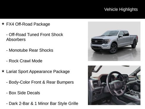 Certified 2023 Ford F150 Lariat w/ Equipment Group 502A High image 16