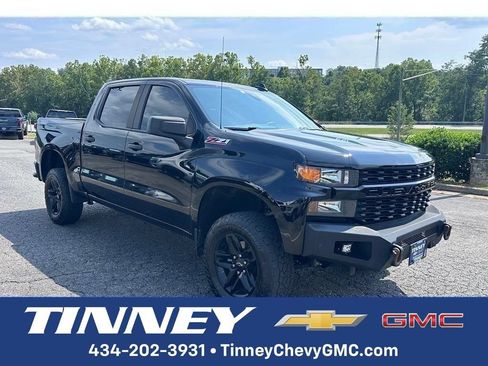 Used 2021 Chevrolet Silverado 1500 Custom Trail Boss w/ Safety Confidence Package AWD/4WD image 1