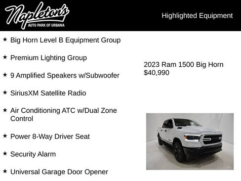 Used 2023 RAM 1500 Big Horn AWD/4WD image 15