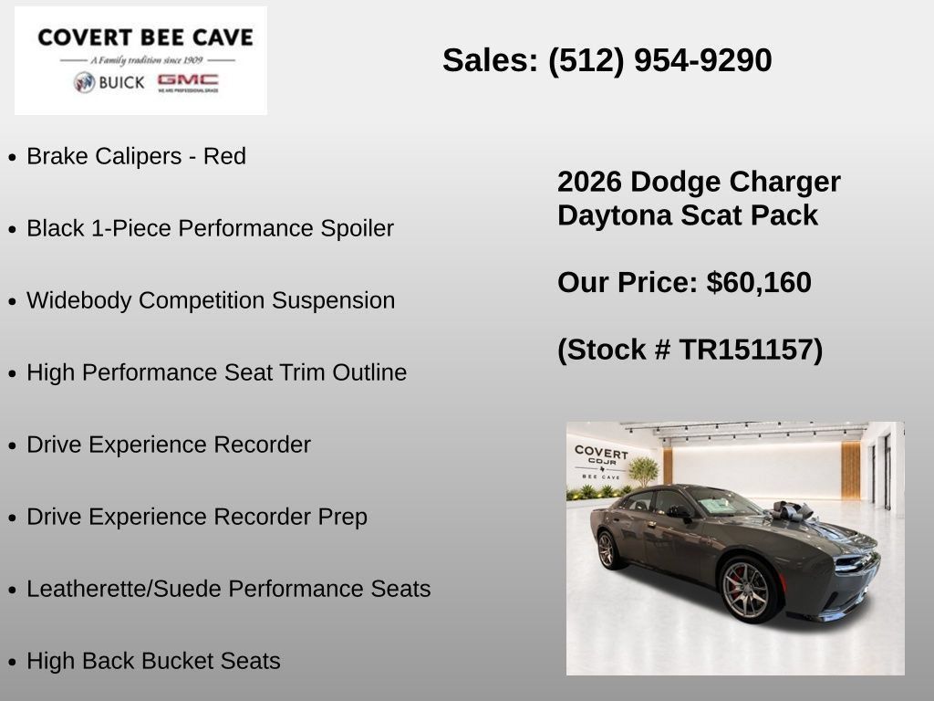 New 2026 Dodge Charger Daytona Scat Pack w/ Track Package AWD/4WD image 28