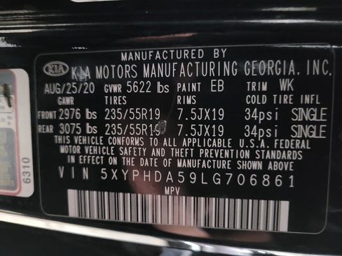 Used 2020 Kia Sorento EX AWD/4WD image 33