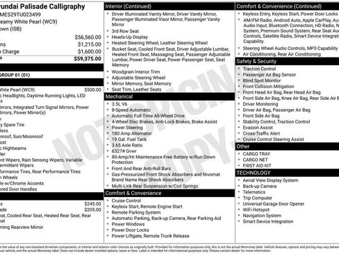 Used 2026 Hyundai Palisade Calligraphy AWD/4WD image 33