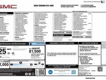New 2026 GMC Terrain AT4 w/ Convenience Package III