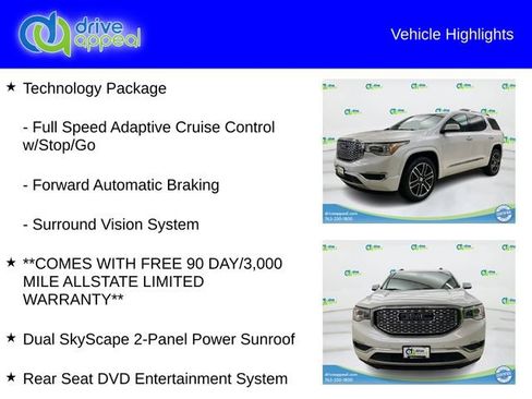 Used 2017 GMC Acadia Denali w/ Technology Package AWD/4WD image 12