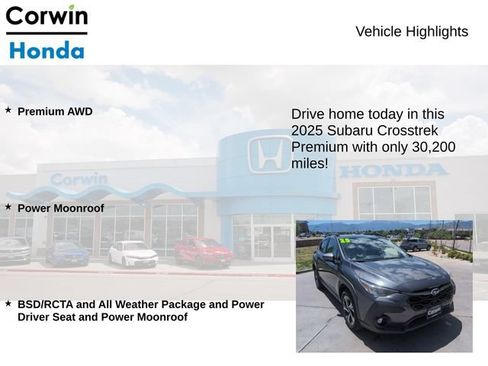 Used 2025 Subaru Crosstrek 2.5i Premium AWD/4WD image 6