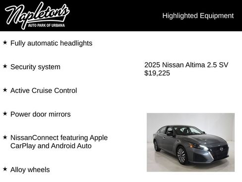 Used 2025 Nissan Altima 2.5 SV FWD image 16