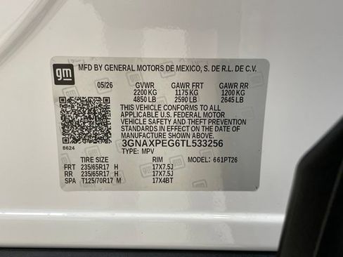 New 2026 Chevrolet Equinox LT AWD/4WD image 20