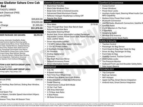 New 2026 Jeep Gladiator Sport AWD/4WD image 5